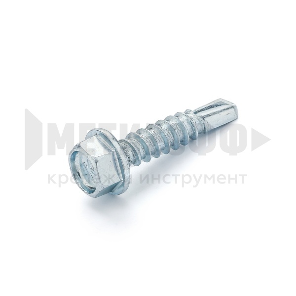 Кровельный саморез 4,8х 25 цинк Б.шайб д/фас ( 250)